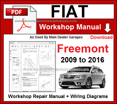 Fiat Freemont Service Repair Workshop Manuals Download